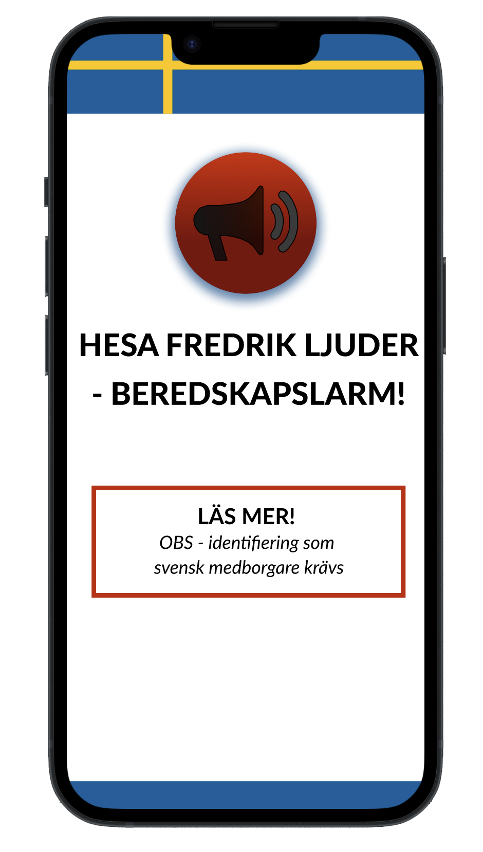 Hesa Fredrik alarm-app